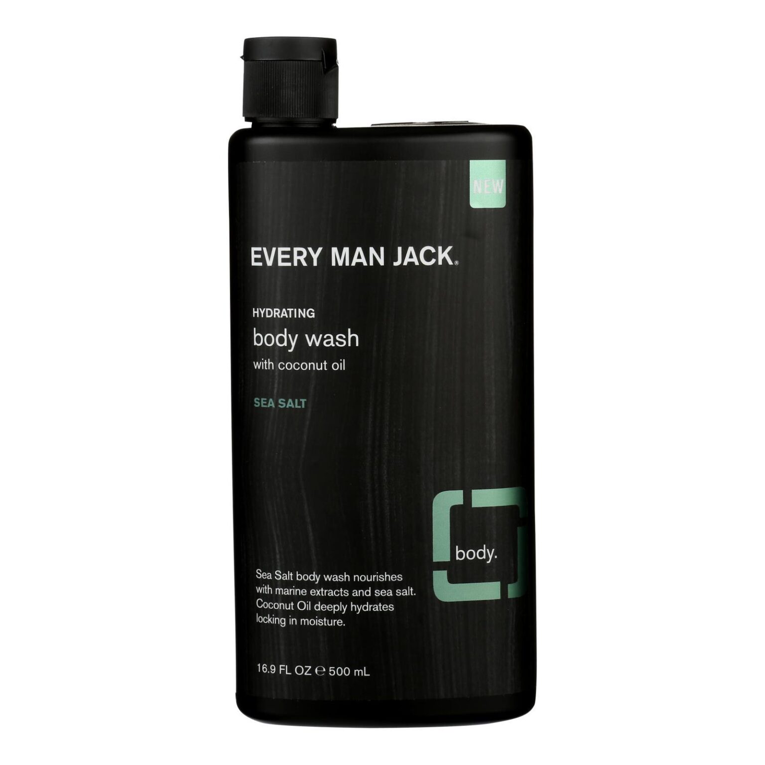 Every Man Jack Hydrating Sea Salt Body Wash,16.9 Fl Oz Jesse's